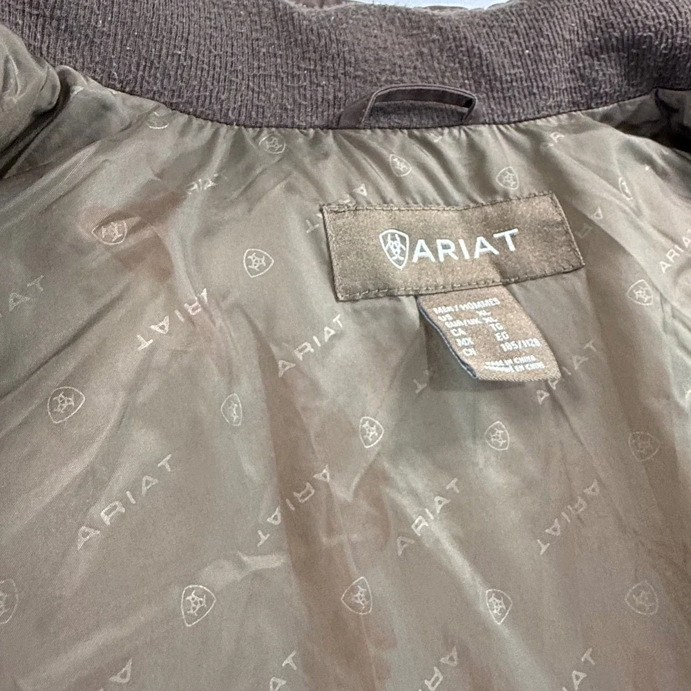 Ariat Grizzly 2.0 Canvas Vest Mens XL Brown Workwear Insulated Concealed Carry - Picture 14 of 14